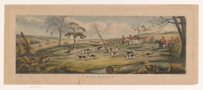 Pack of Beagles Hunting a Hare by Thomas Sutherland