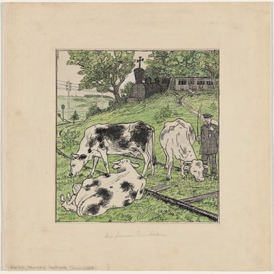 The Pious Railway by Thomas Theodor Heine
