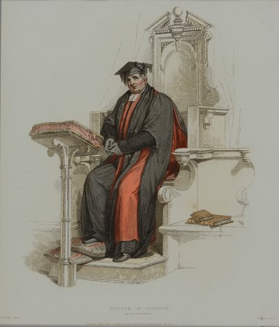 Doctor in Divinity, Engraved by J. Agar, Published in R. Ackermann