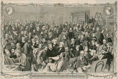 The Members of the Institute of Painters in Water Colours by Thomas Walter Wilson