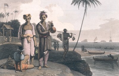 The Malays of Java, engraved by the artists, pub. by Longman, Hurst, Rees and Orme, London, 1810 by Thomas und William Daniell