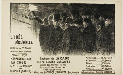 The New Idea by Théophile Alexandre Pierre Steinlen