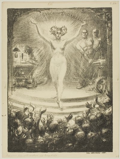 Program for a Matinée at the Trocadéro by Théophile Alexandre Pierre Steinlen