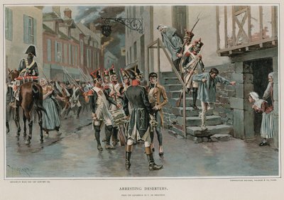 Arresting Deserters by Thure de Thulstrup