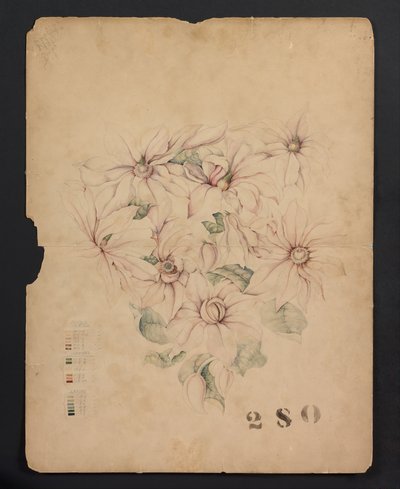 Design Drawing, c.1893 by Tiffany & Company