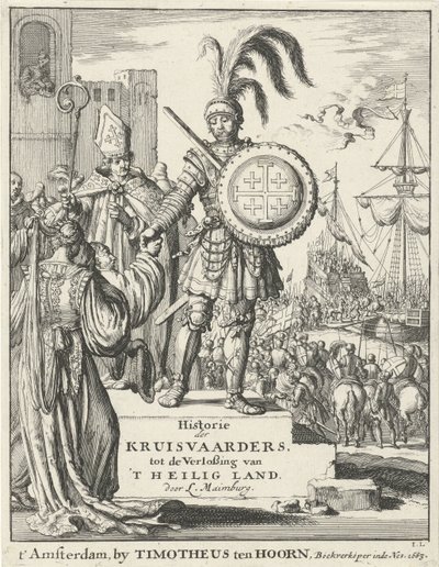 Knight with the Coat of Arms of Jerusalem by Timotheus Ten Hoorn