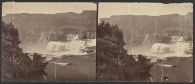 Shoshone Falls, Snake River, Idaho, Midday View, Adjacent Walls about 1,000 Feet in Height by Timothy H. O