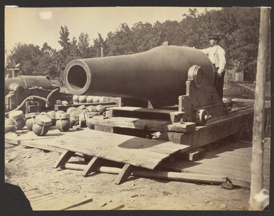 [Soldier with Large Cannon] by Timothy H. O