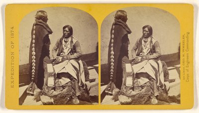 Ute Braves, of the Kah-poh-teh Band, Northern New Mexico, in Full Dress by Timothy H. O