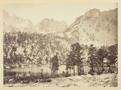 Alpine Lake, in the Sierra Nevada, California by Timothy O