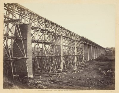 High Bridge Crossing the Appomattox, Near Farmville by Timothy O