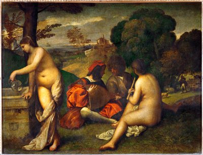 The Open-Air Concert by Titian (c.1488-1576)