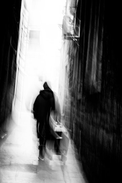 Solitary Walk In Light by Tito Mindoljevic