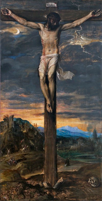 Christ on the Cross, c1565 by Tiziano Vecelli