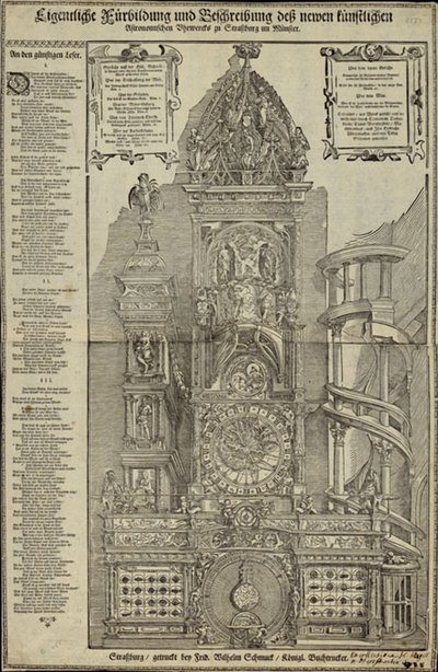 Actual Representation and Description of the New Artistic Astronomical Clockwork in Strasbourg by Tobias Stimmer