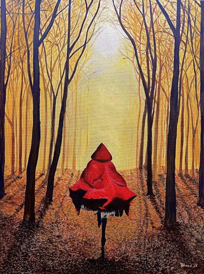 Red Hood Forest Path by Tom Blood