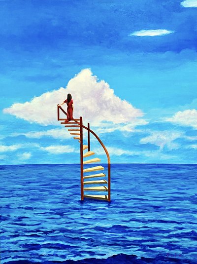 Stairway To Cloud by Tom Blood