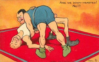 Are we downhearted? No! by Tom Browne