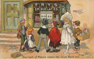 Children Looking Through the Window of a Fry