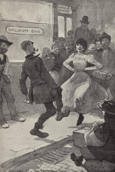 She Dances with a Certain Rough Gracefulness by Tom Browne