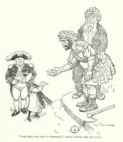 "Take this, and keep it carefully," Magog warned her solemnly by Tom Browne