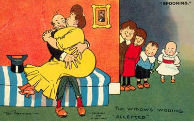 The Widows Wooing Accepted by Tom Browne