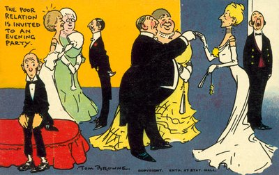 The Poor Relation is Invited to an Evening Party by Tom Browne