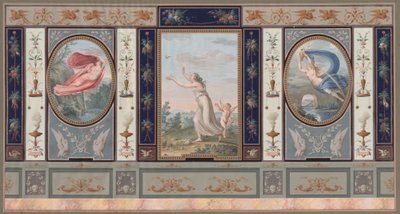 Elaborate Wall Decoration with Endymion and Hebe by Tommaso Bigatti