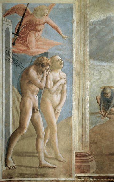 Expulsion from the Garden of Eden by Tommaso Masaccio