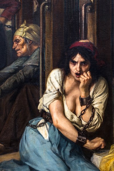 Doctor Pinel Freeing the Insane at Salpêtrière in 1795 by Tony Robert-Fleury