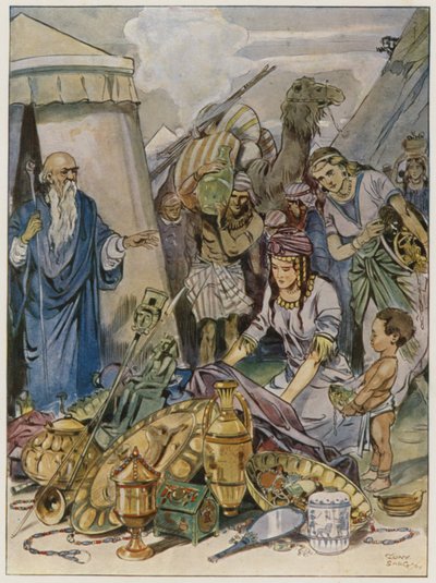 And they came both men and women, as many as were willing-hearted, and brought offerings by Tony Sarg