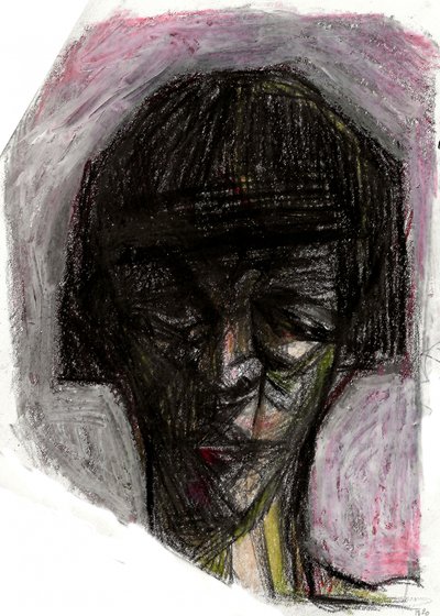 Dark Expressive Portrait by Tore Bahnson