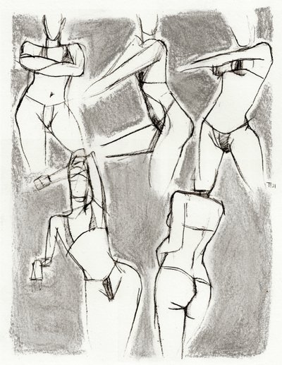 Dynamic Figure Studies by Tore Bahnson