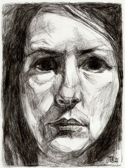 Intense Female Portrait by Tore Bahnson
