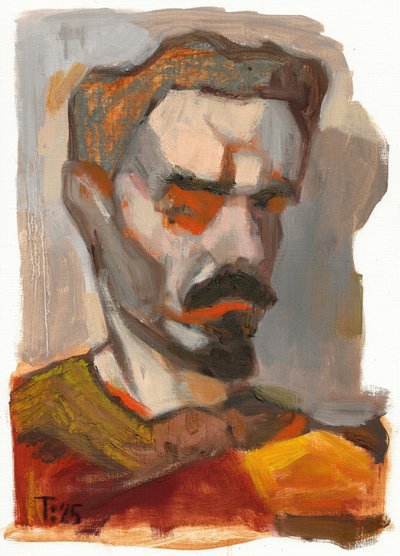 Intense Male Portrait by Tore Bahnson