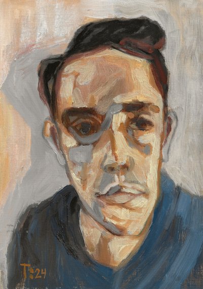 Shadowed Gaze Portrait by Tore Bahnson