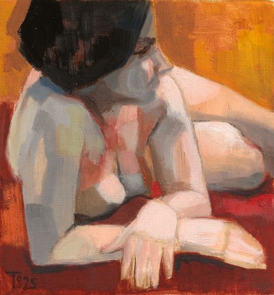 Warm Reclining Figure by Tore Bahnson