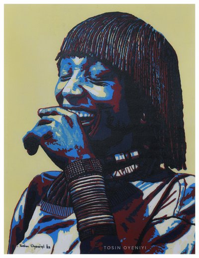 Joyful African Laughter by Tosin Oyeniyi