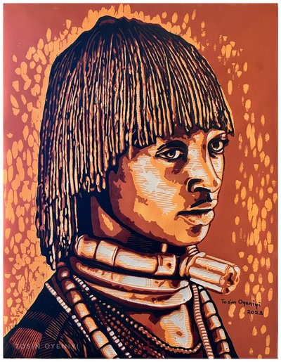 Regal African Portrait by Tosin Oyeniyi