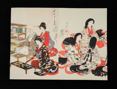 Chiyoda Inner Palace by Toyohara Chikanobu