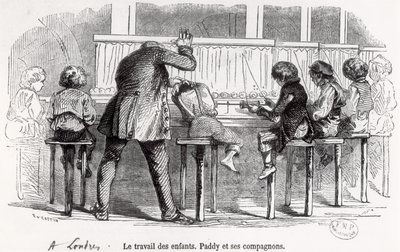 Children Working on Bobbins in London, Paddy and His Companions, from 