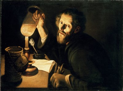 A Physician with a Urine Sample by Trophime Bigot