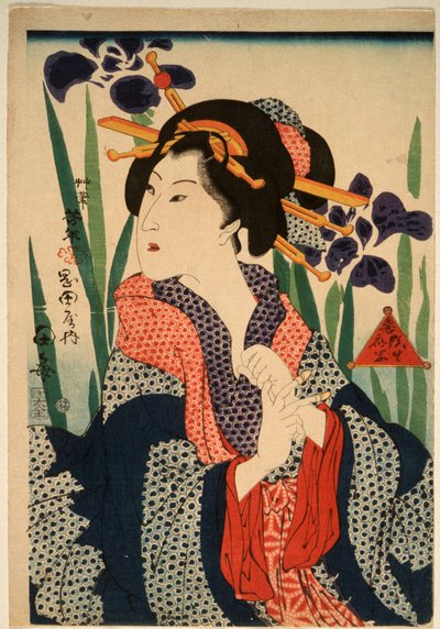 The Courtesan Taume by Tsukioka Yoshitoshi