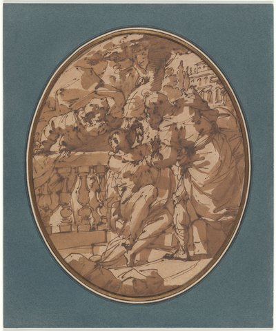 Susannah and the Elders (Study for a Lost Painting) by Ubaldo Gandolfi