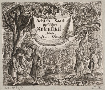 Frontispiece to Adam Olearius, 