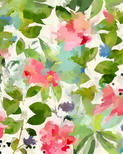 Vibrant Floral Impression by Uma Gokhale
