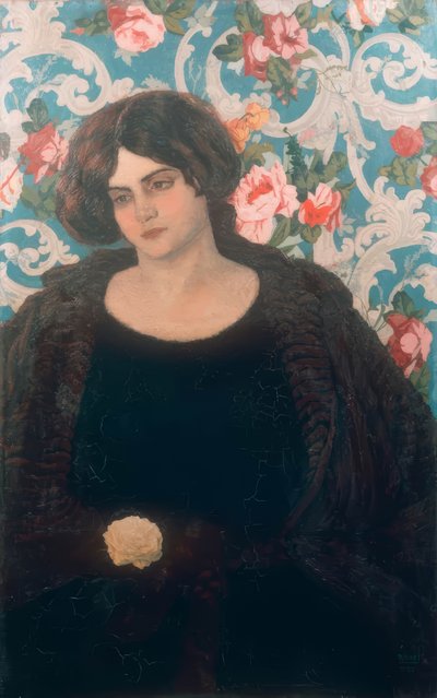 Bigia, the Younger Sister of the Artist by Umberto Boccioni