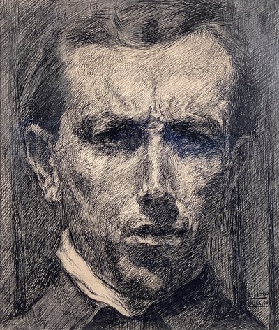 Self-Portrait by Umberto Boccioni