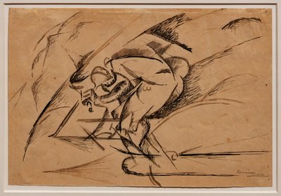 Studies for Dynamism of a Cyclist by Umberto Boccioni
