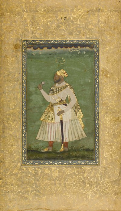 A Portrait of Farhad Khan, ca 1680 by Unbekannt